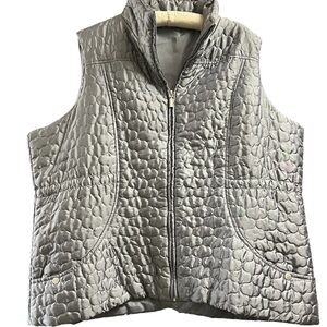 June Ashley Women's Gray Vest ((NWOT))